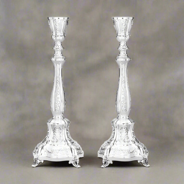 Shabbos candle stick with alias.