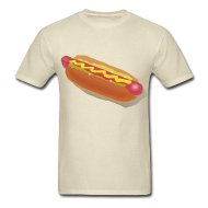 White Hotdog shirt