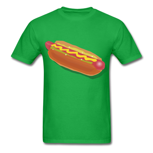 green hotdog shirt M